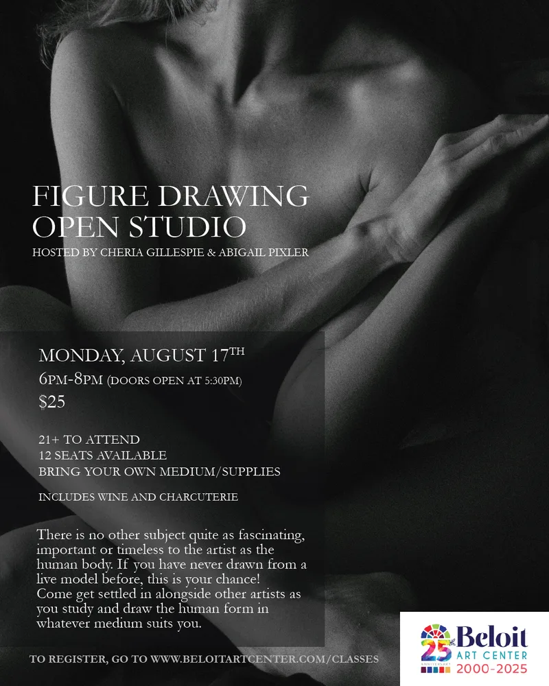 Figure Drawing Open Studio - Aug. 17th 6-8pm