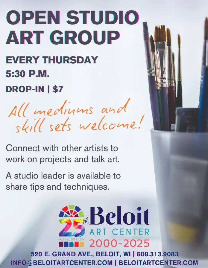 Open Studio Art Group - Weekly on Thur at 5:30pm